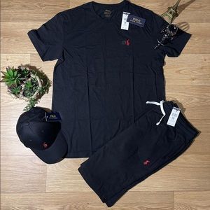Black Ralph Lauren Polo Short Set
